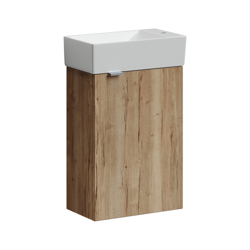 Тумба под раковину Sancos Mini MN35EGR 40х20 подвесная цвет коричневый